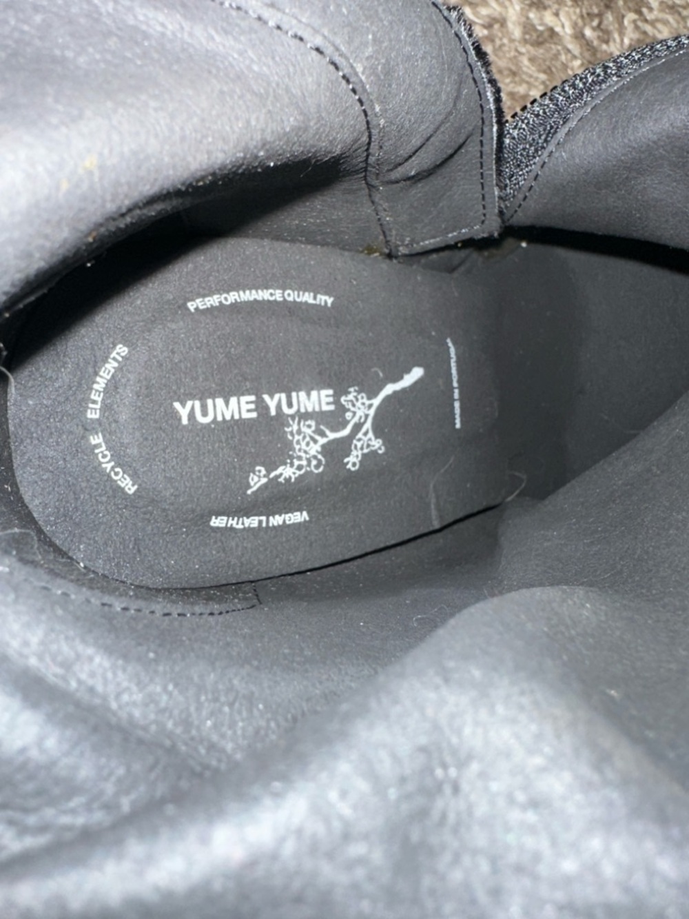 NWT Yume Yume Love Boot in Black Velvet Size 37 - Picture 11 of 13